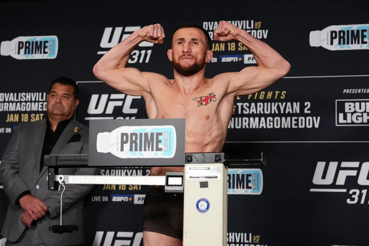 Мераб Двалишвили рассказал, сколько килограммов осталось согнать перед UFC 333