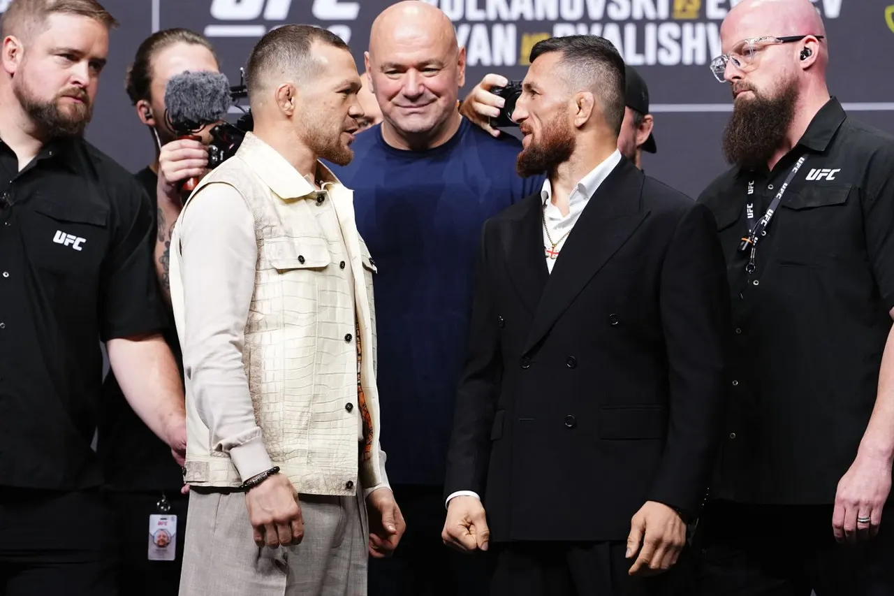 Двалишвили обратился к Яну на битве взглядов перед UFC 333